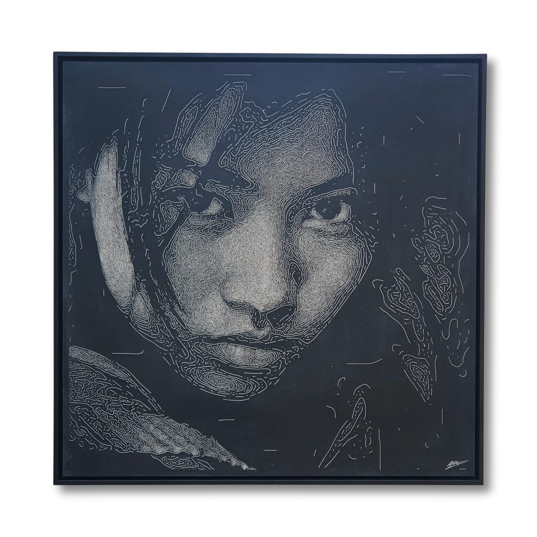 Wood engraving "Mikasa"