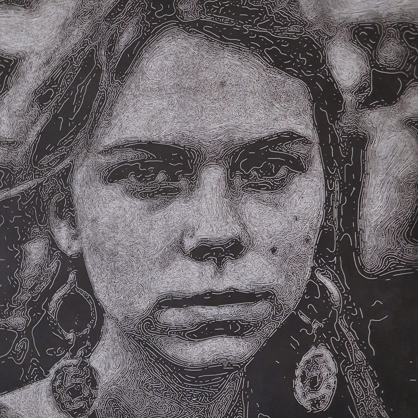 Houtgravure "Isabella"