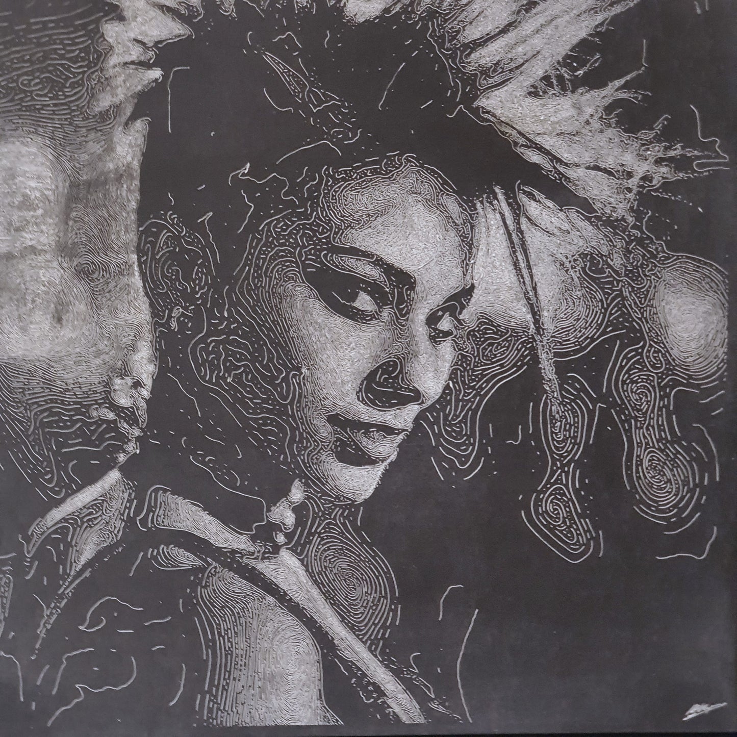 Wood engraving "Vixen"