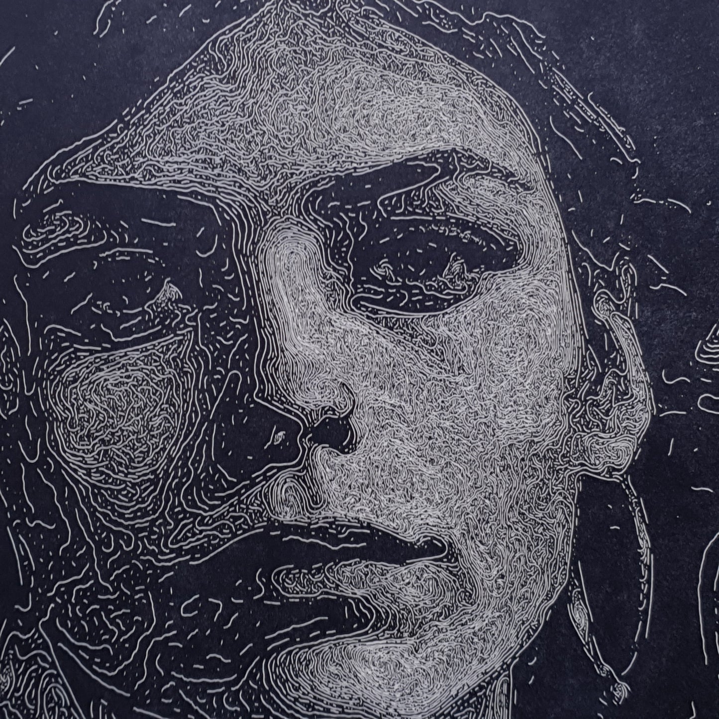 Wood engraving "Chris"