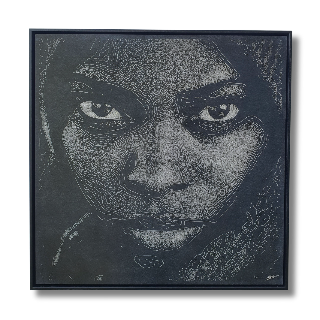 Wood engraving "Keisha"