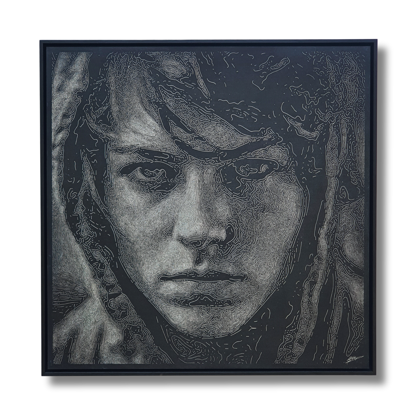 Wood engraving "Raven"