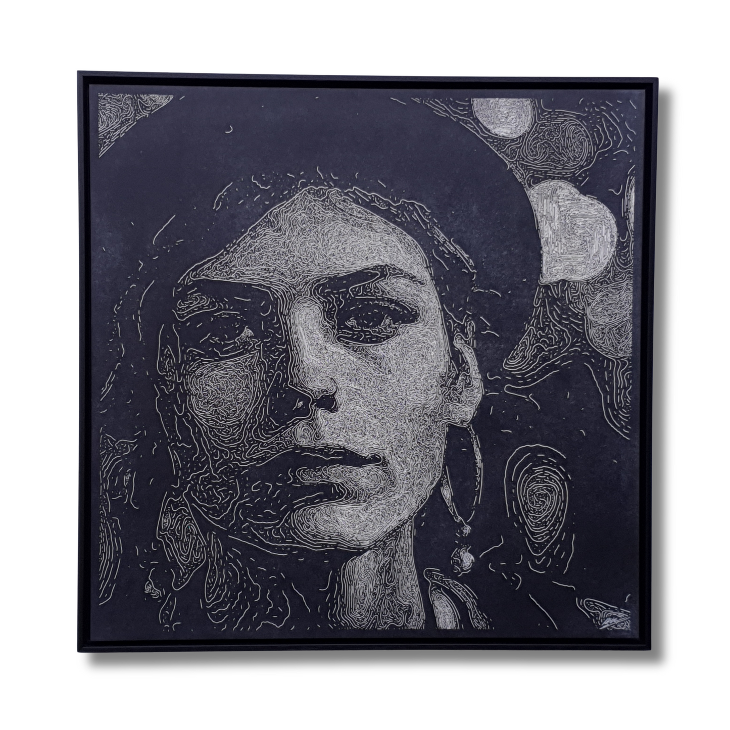 Wood engraving "Chris"
