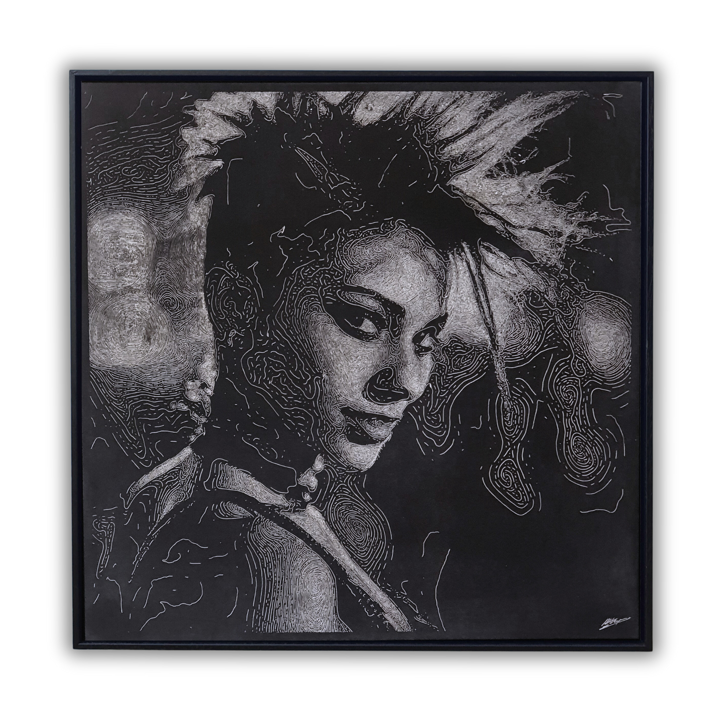 Wood engraving "Vixen"