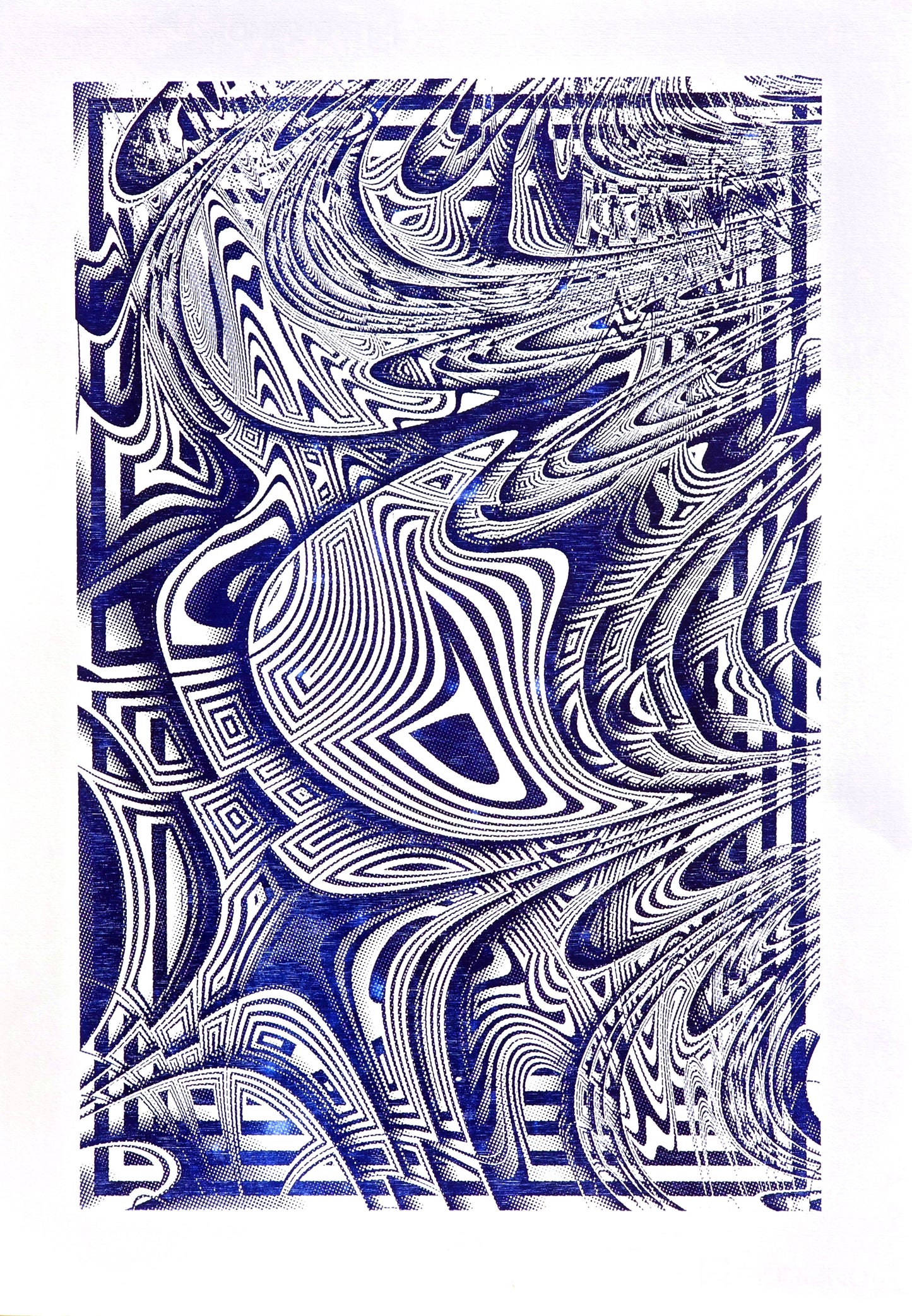 OMTU01 50x70cm, Yves Klein Blue