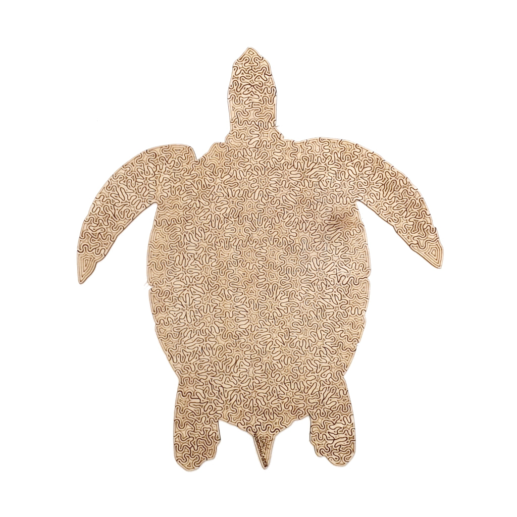 Zeeschildpad | Houten Puzzel | Chaos serie - 200 stukjes - kaboomlaser