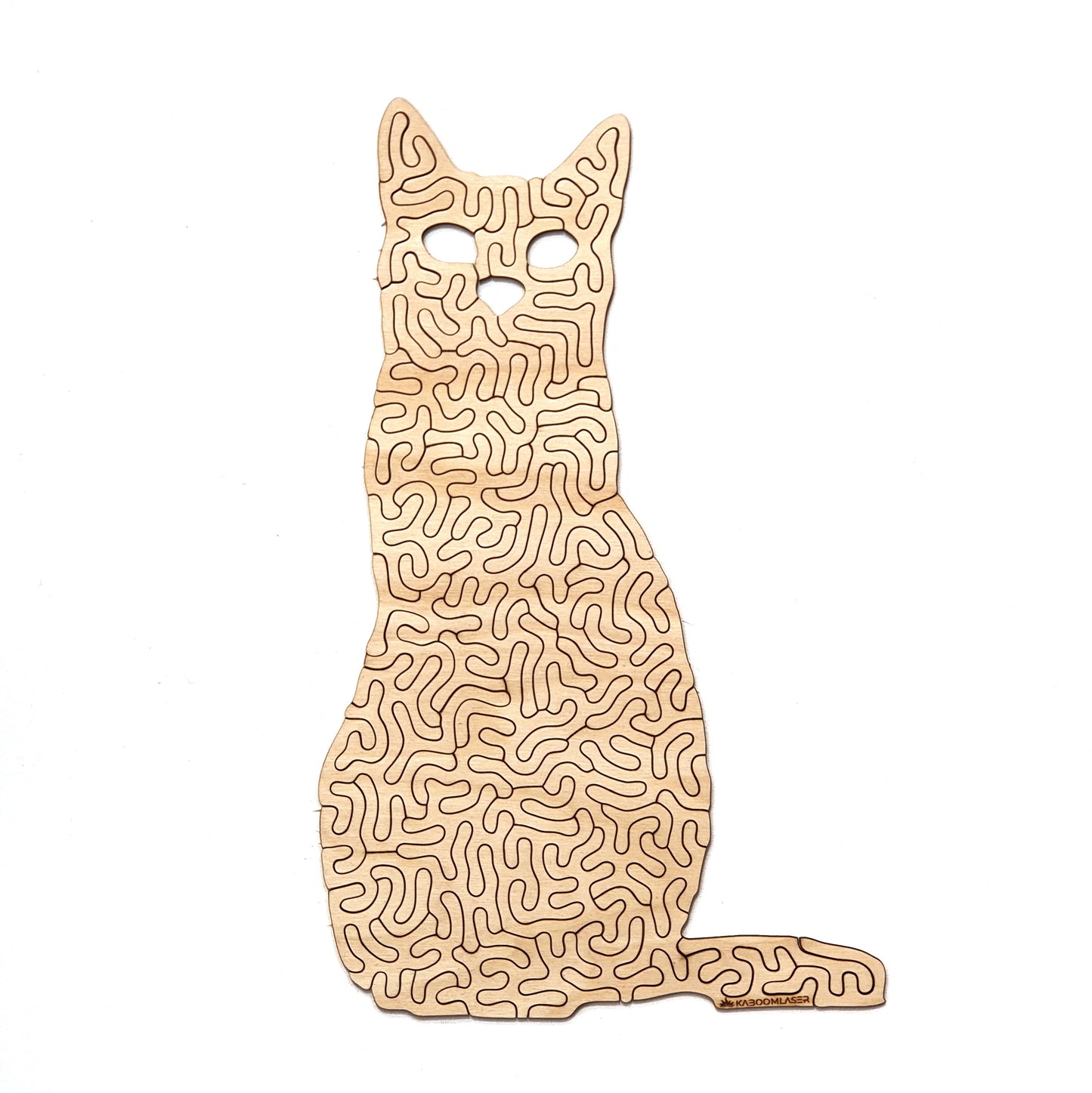 Poes | Houten Puzzel | Entropy serie | 71 stukjes - kaboomlaser