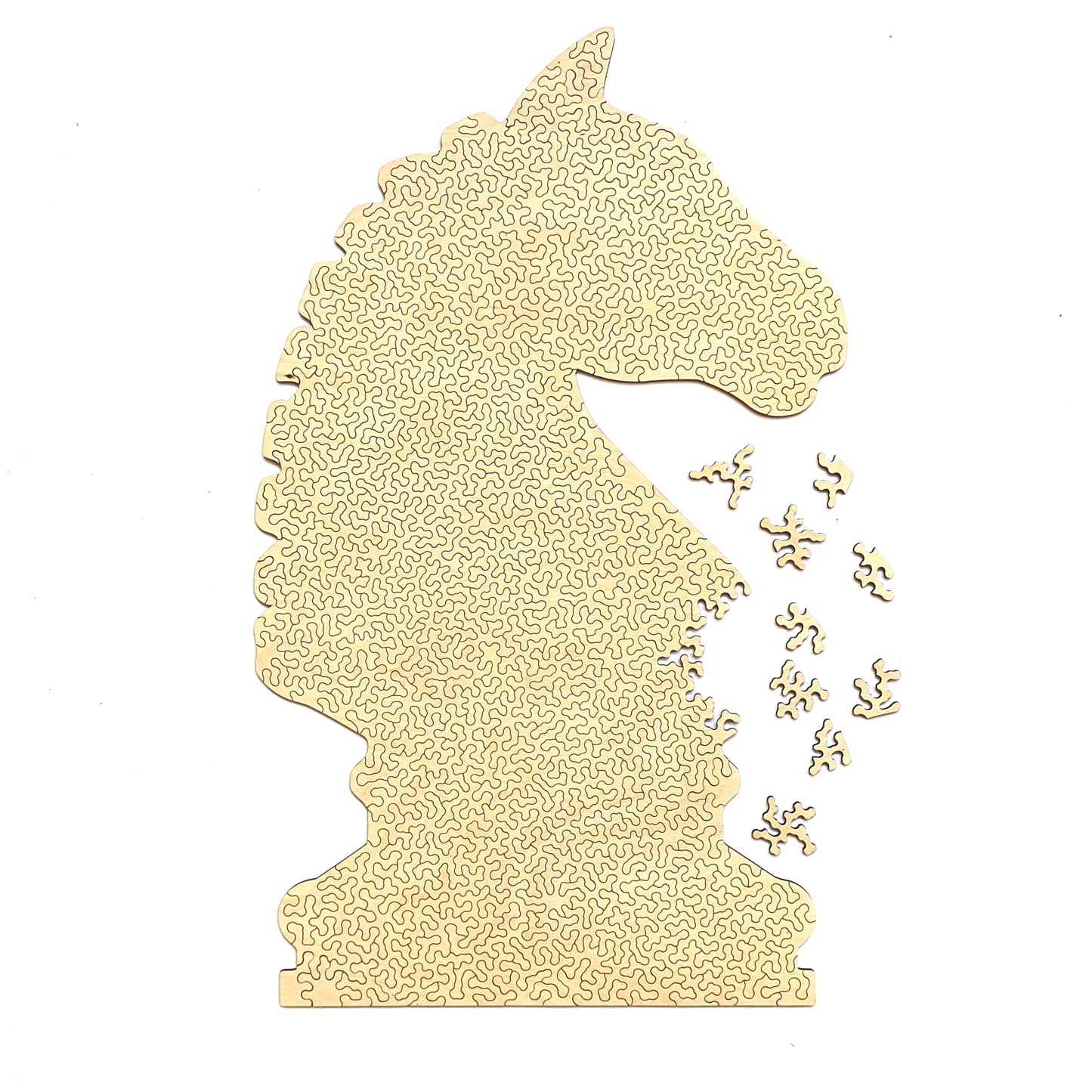 Knight Chess Piece | Wooden Puzzle | Chaos series | 350 pieces