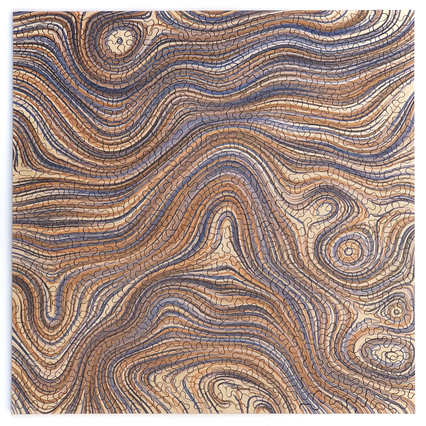 WAVE-A | Wooden Puzzle | code+wood limited edition puzzles
