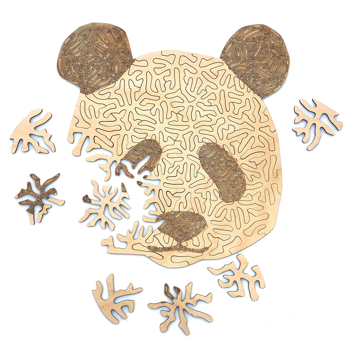 Giant Panda Wooden Puzzle | Chaos series | 50 pieces