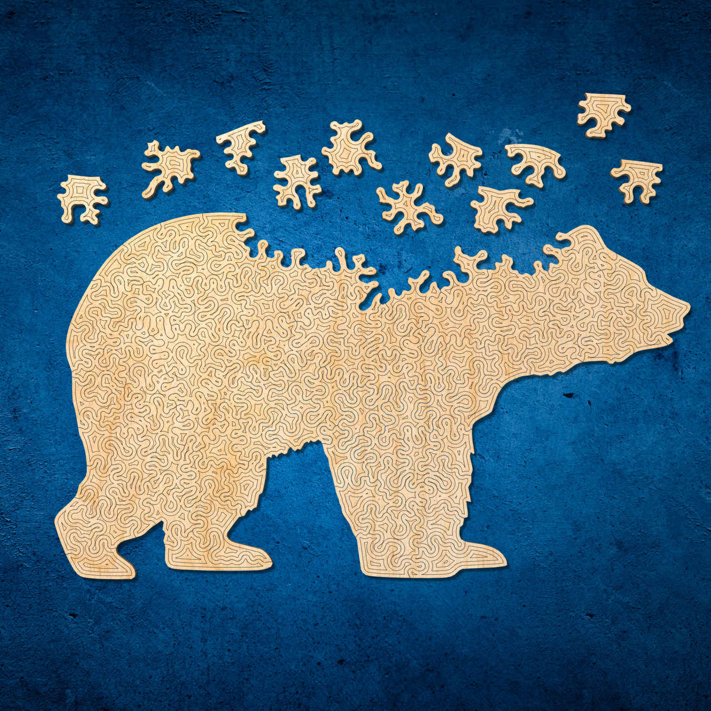 Bear | Wooden Puzzle | Chaos series - 100 pieces