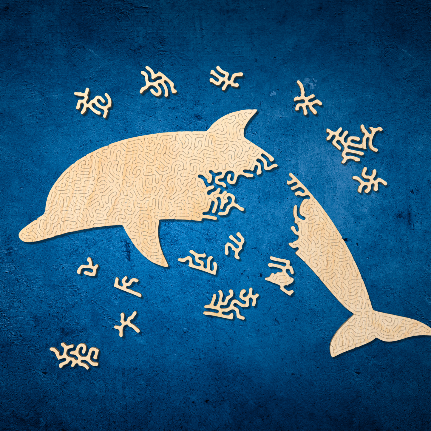 Dolphin | Wooden Puzzle | Entropy series | 104 pieces
