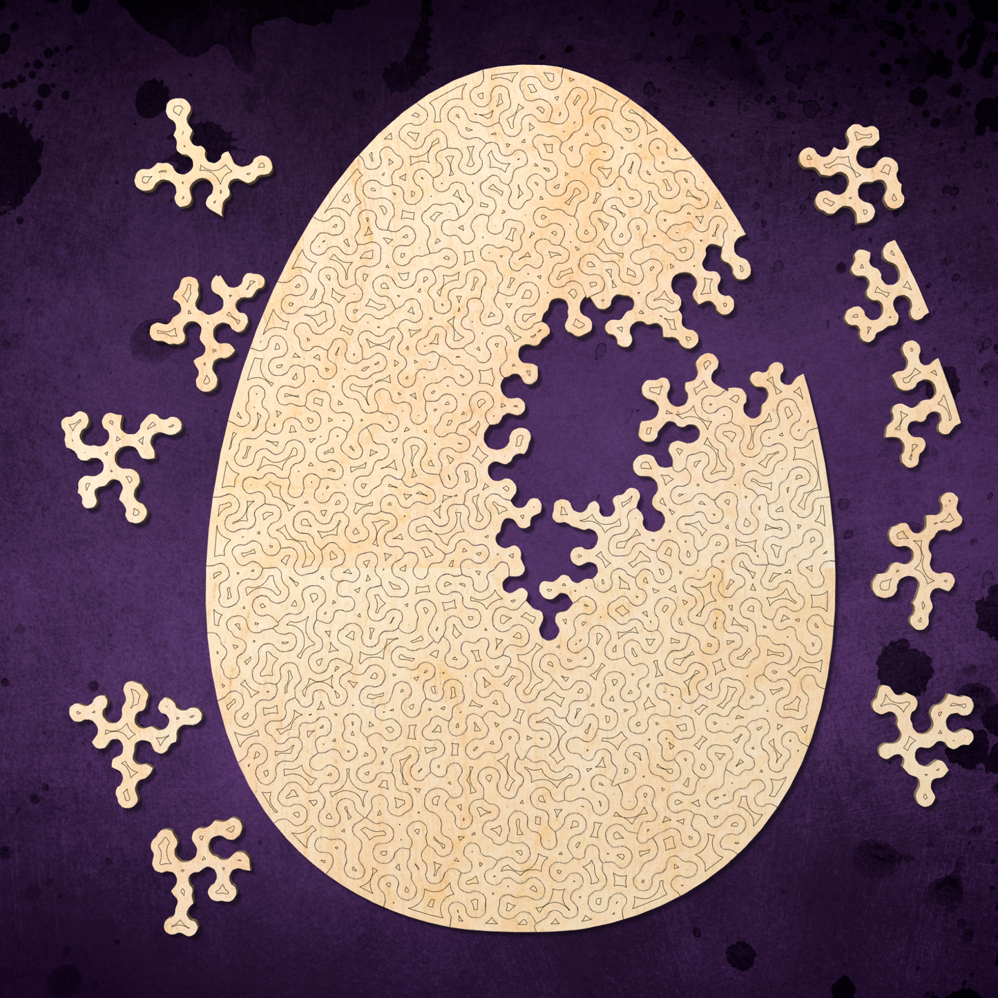 Egg | Wooden Puzzle | Chaos series - 100 pieces