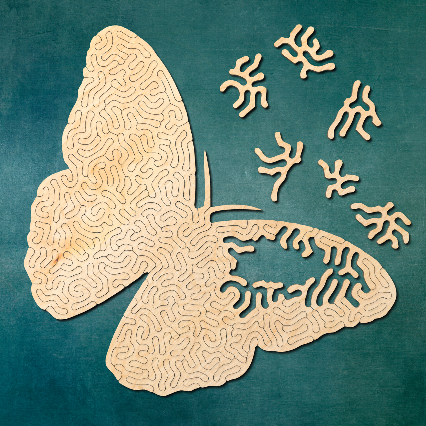 Butterfly| Wooden Puzzle | Entropy series | 73 pieces