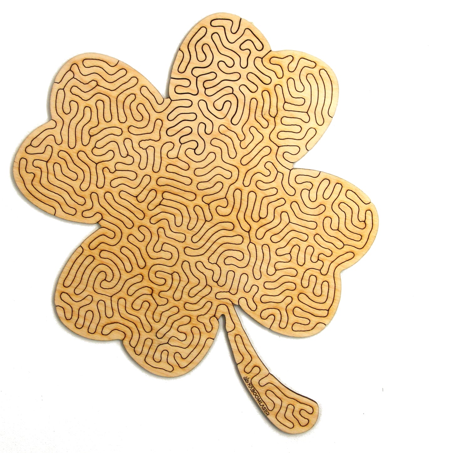 Klavertje Vier | Houten Puzzel | Entropy serie | 46 stukjes - kaboomlaser