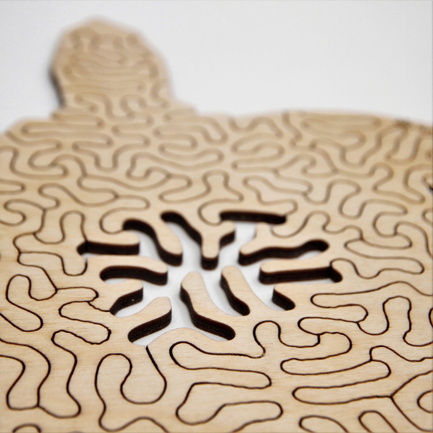 Zeeschildpad | Houten Puzzel | Entropy serie | 59 stukjes - kaboomlaser