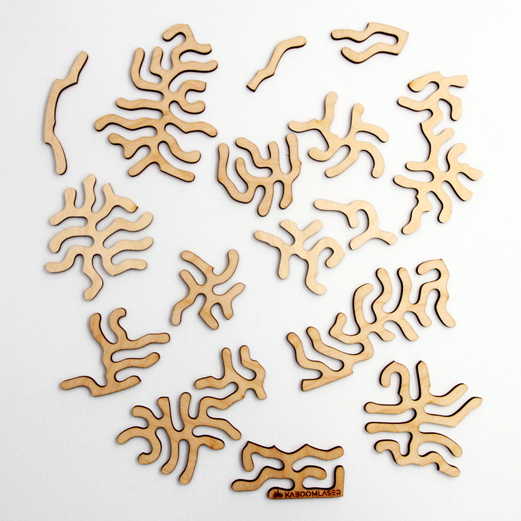 Gebroken Hart XL | Houten Puzzel | Entropy serie | 121 stukjes - kaboomlaser