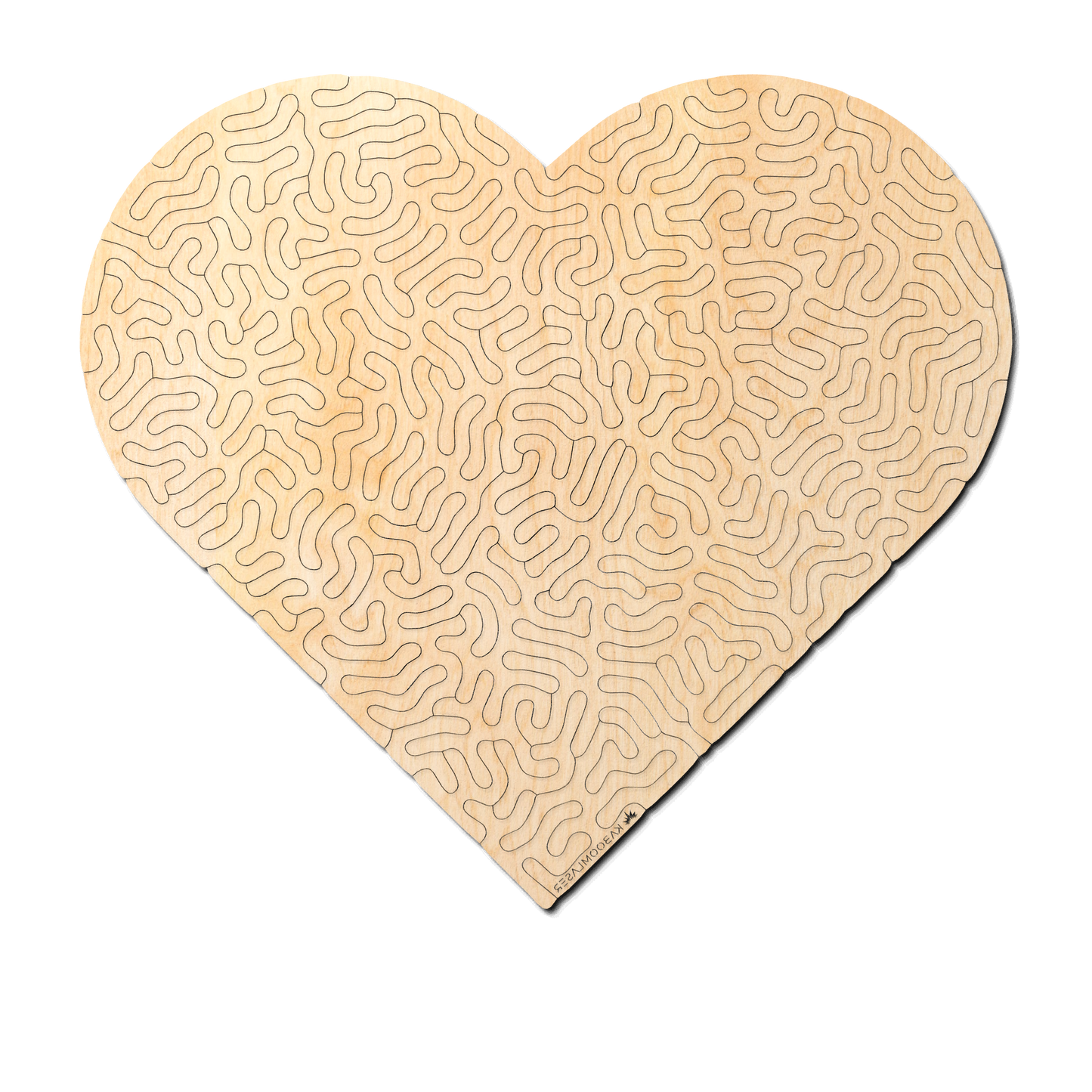 Broken Heart L | Wooden Puzzle | Entropy series