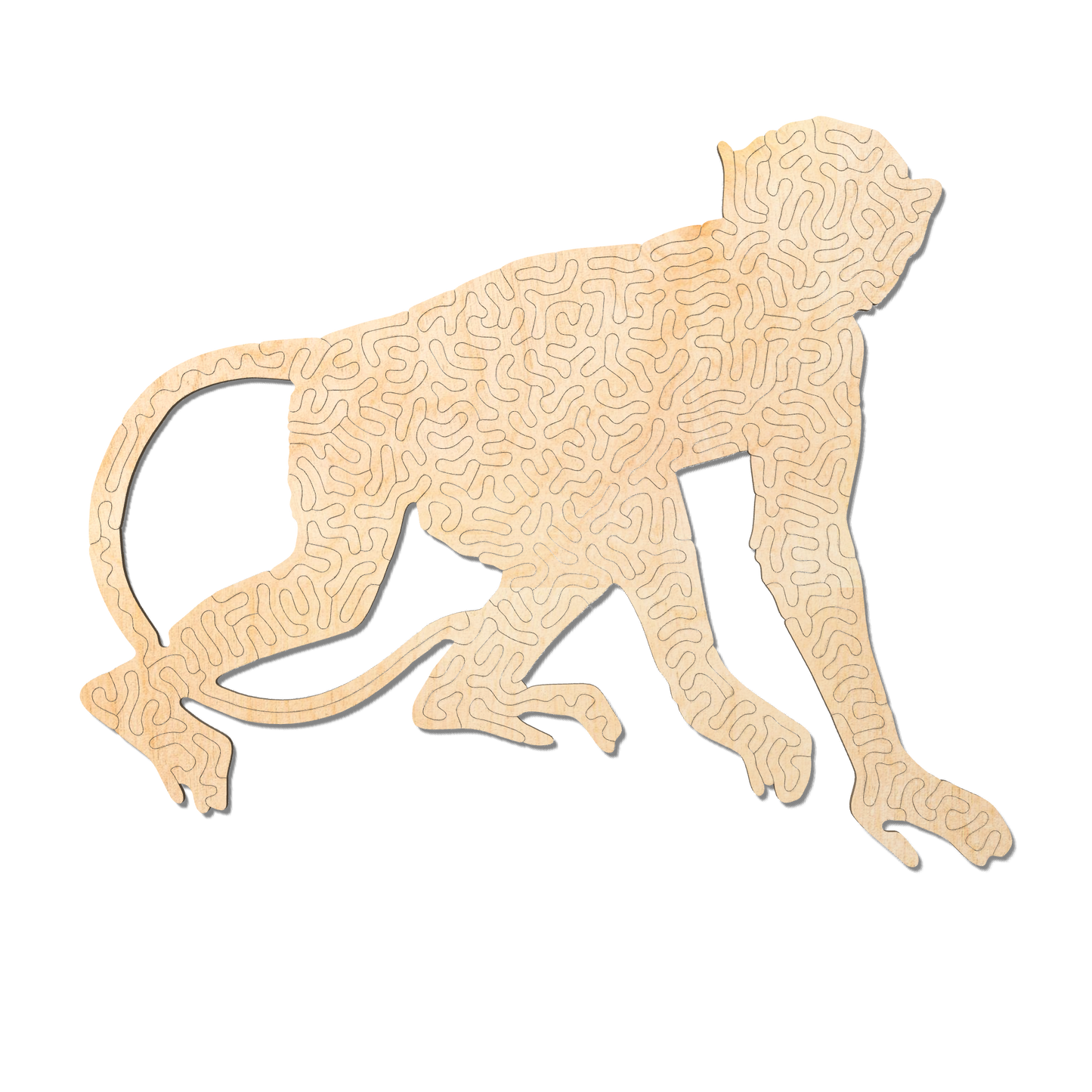 Monkey | Wooden Puzzle | Entropy series | 79 pieces