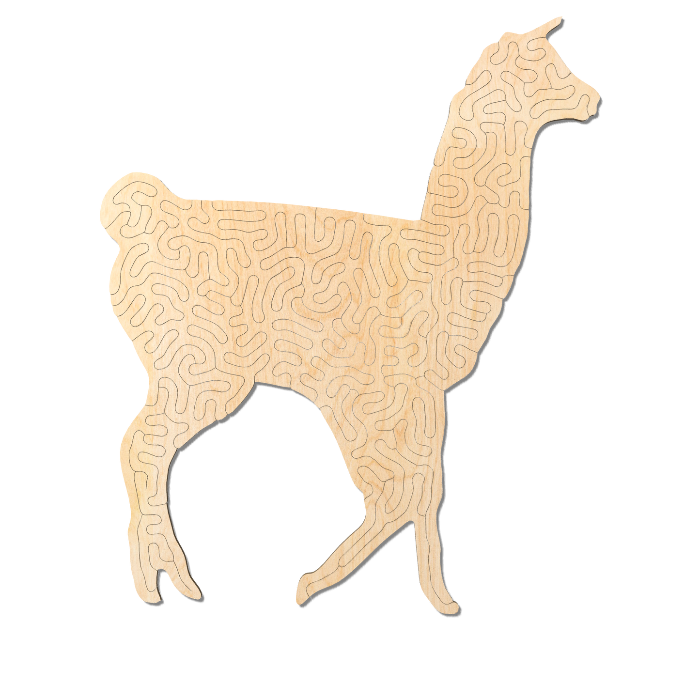 Alpaca | Wooden Puzzle | Entropy series | 49 pieces