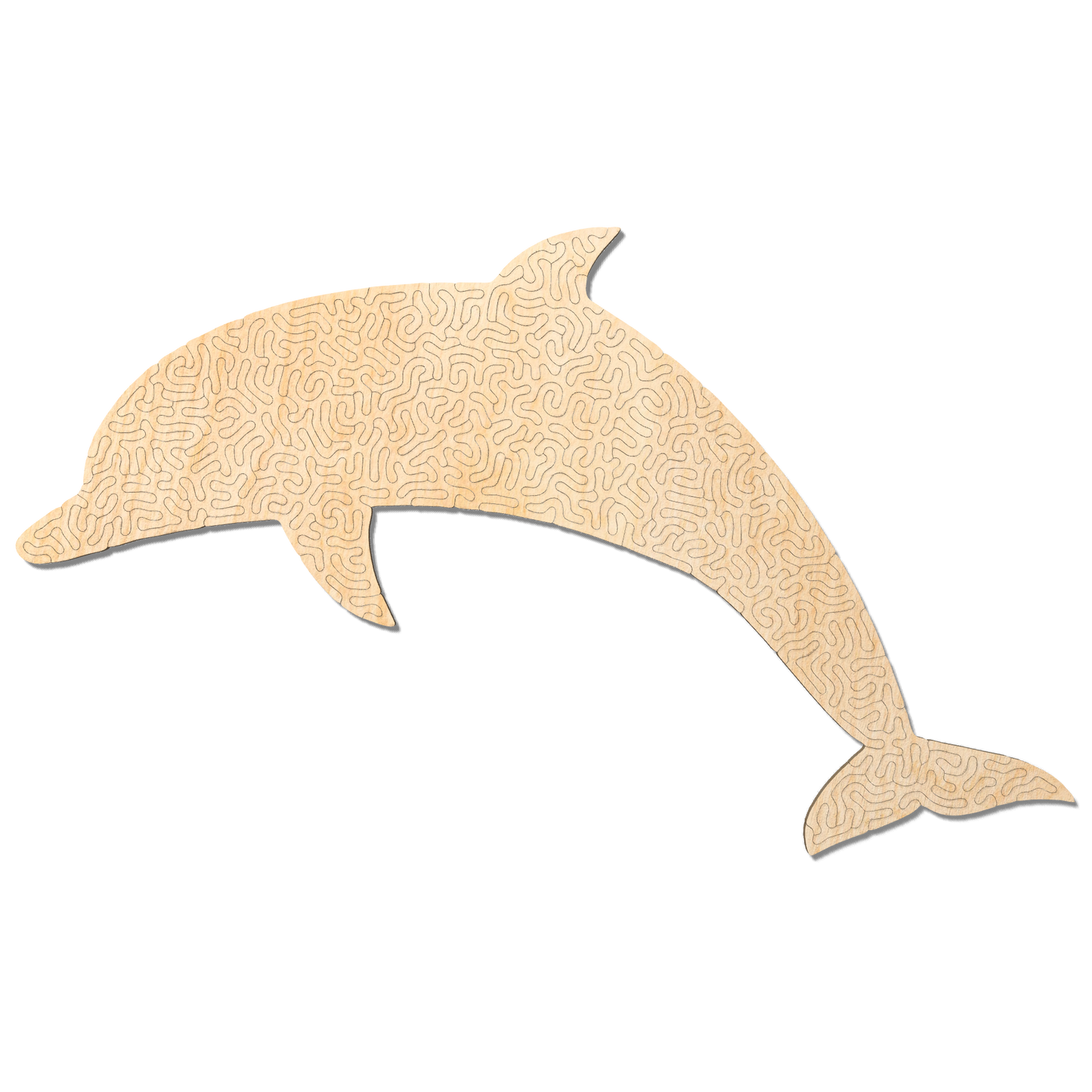 Dolphin | Wooden Puzzle | Entropy series | 104 pieces