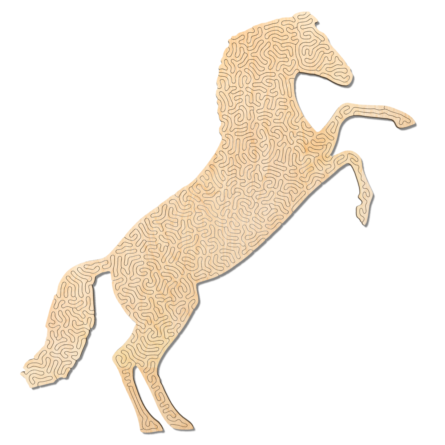 Horse | Wooden Puzzle | Entropy series | 86 pieces