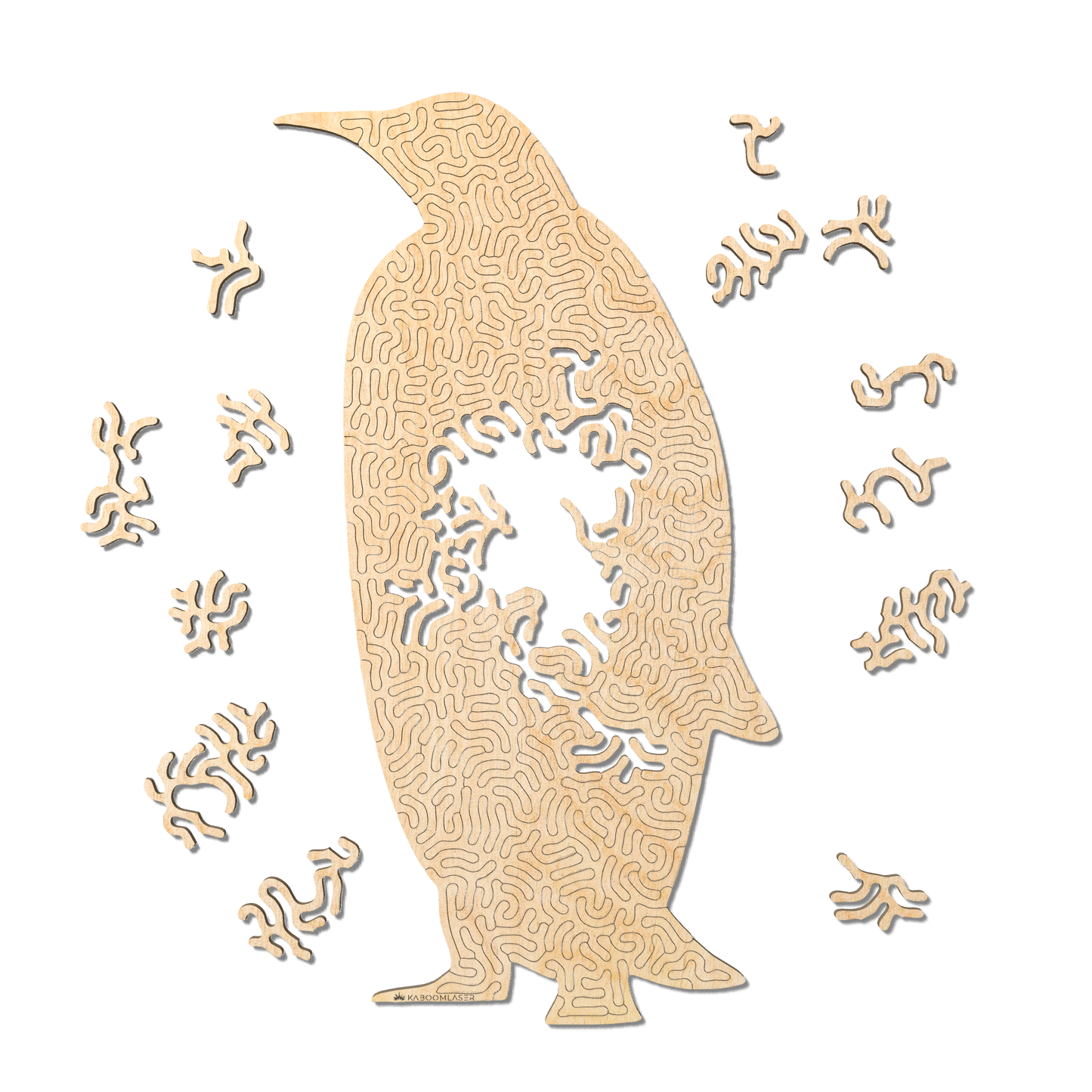 Penguin | Wooden Puzzle | Entropy series | 110 pieces