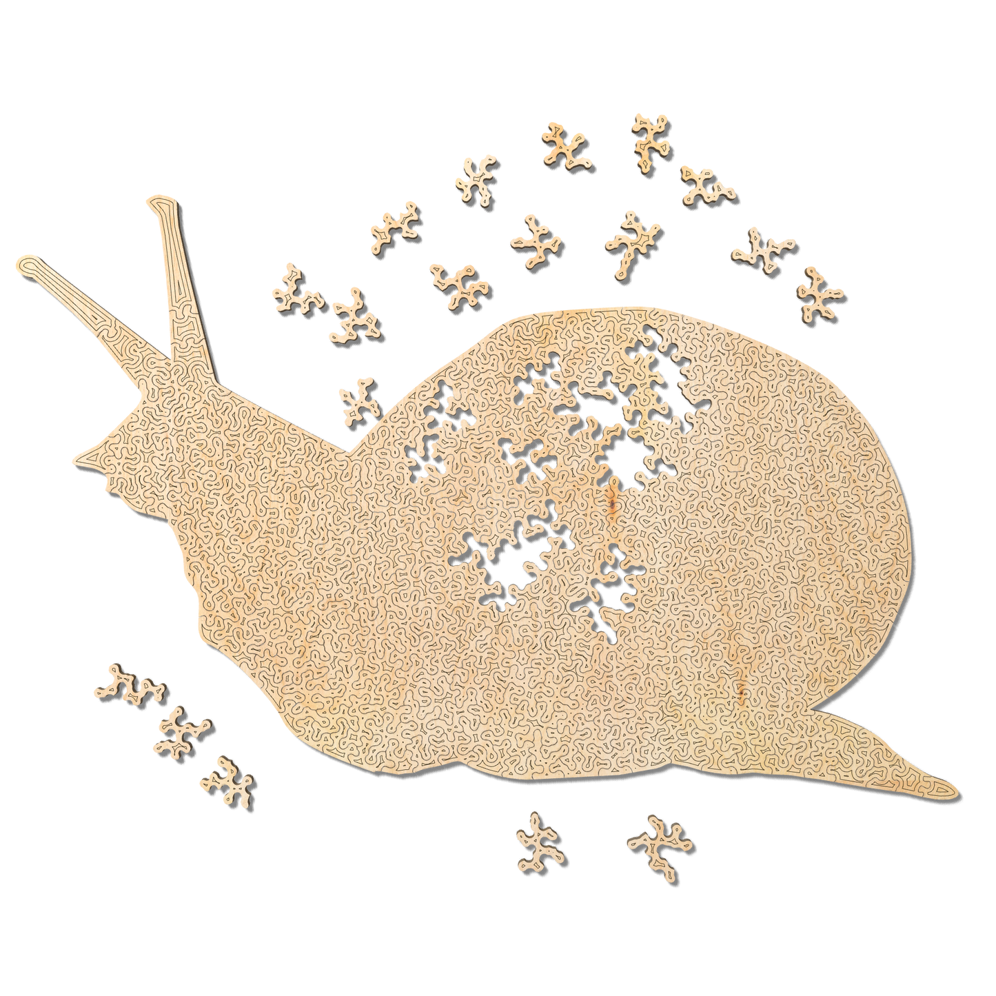 Snail | Wooden Puzzle | Chaos series - 300 pieces
