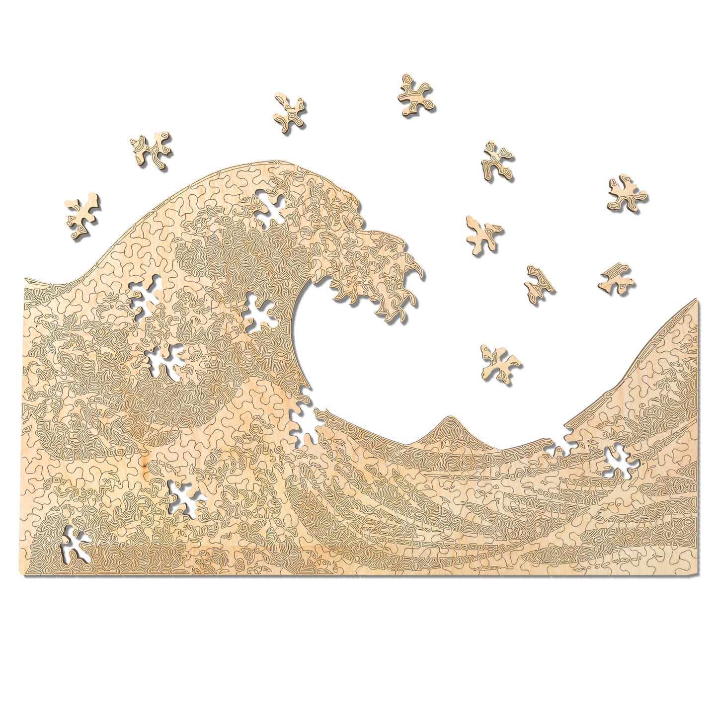 The Great Wave | Wooden Puzzle | Chaos series | 293 pieces | Masterpiece Collection
