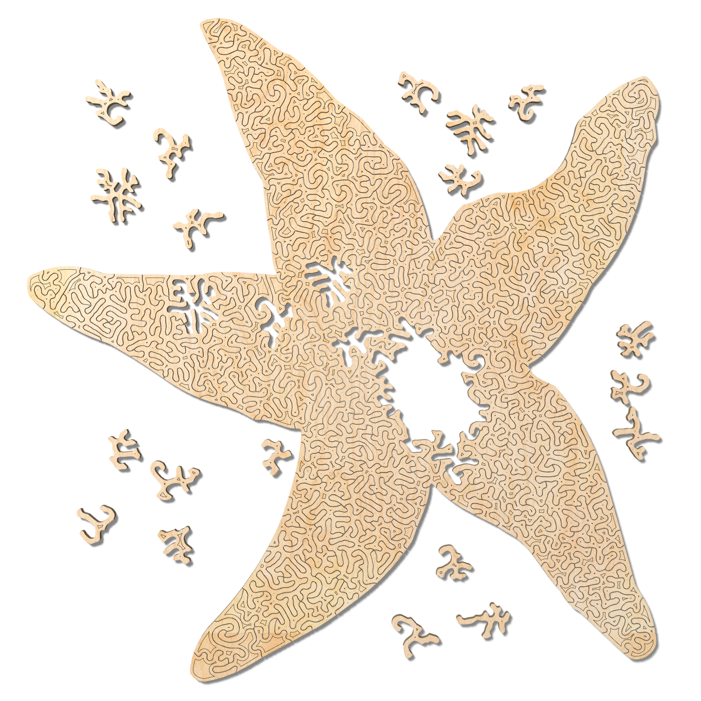 starfish | Wooden Puzzle | Chaos series - 300 pieces