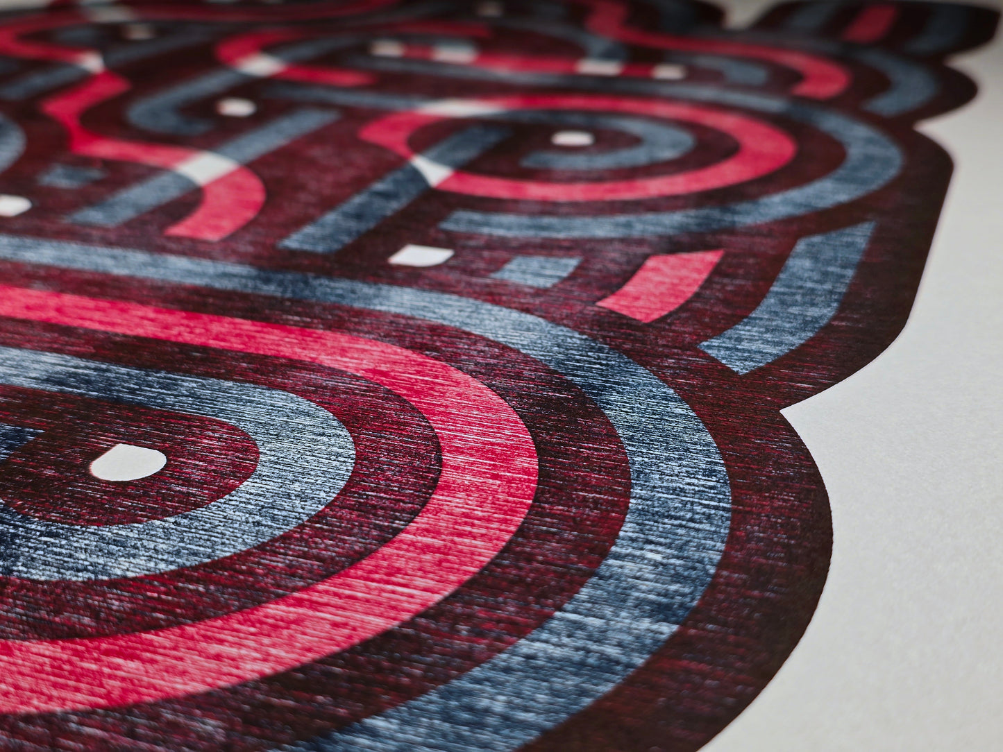 Second Misprint, Wood Relief Print, 50x70cm, Edition of 5