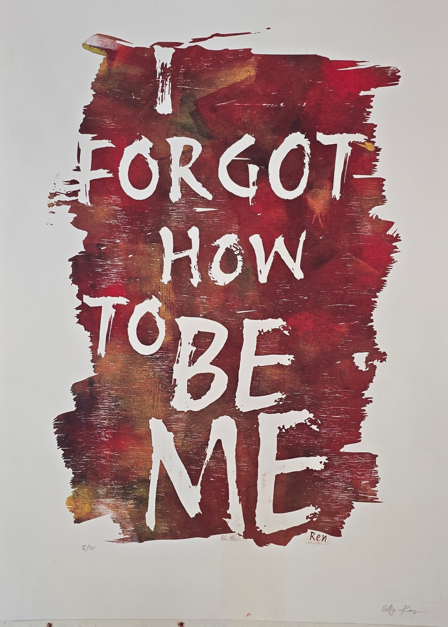 I Forgot How To Be Me