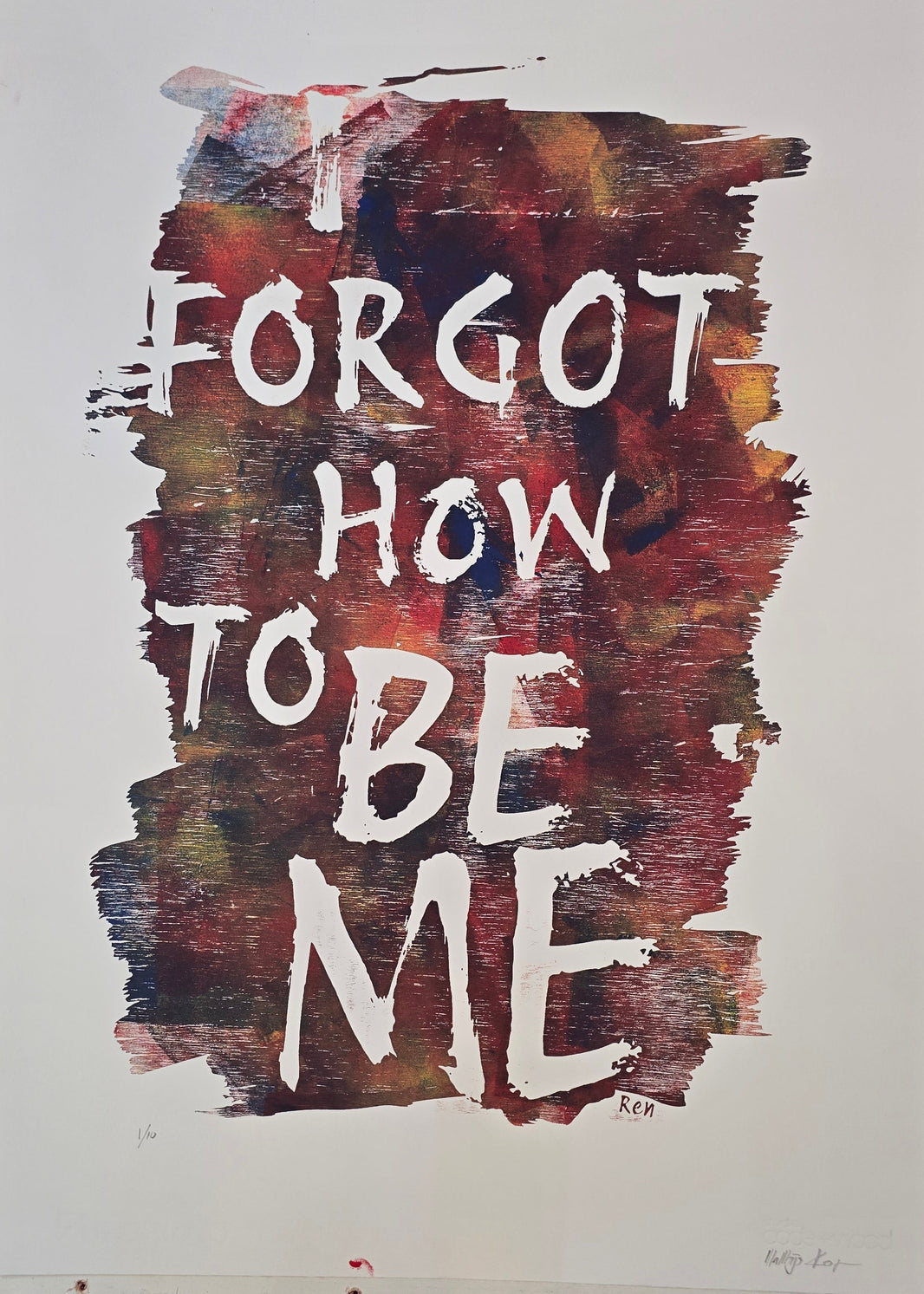 I Forgot How To Be Me