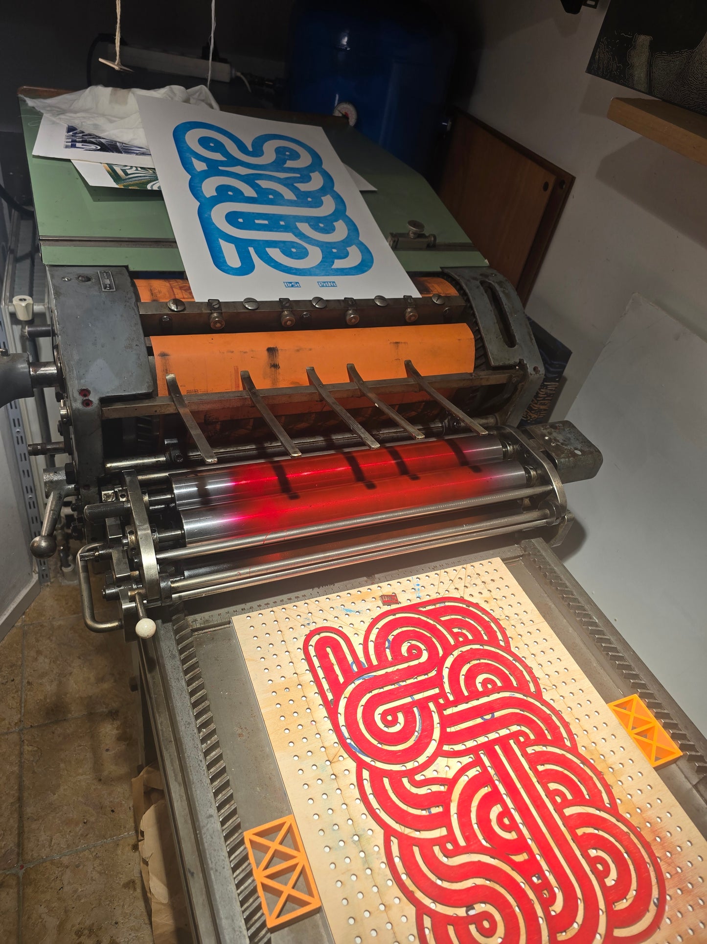 First Misprint, Wood Relief Print, 35x50cm, Edition of 4