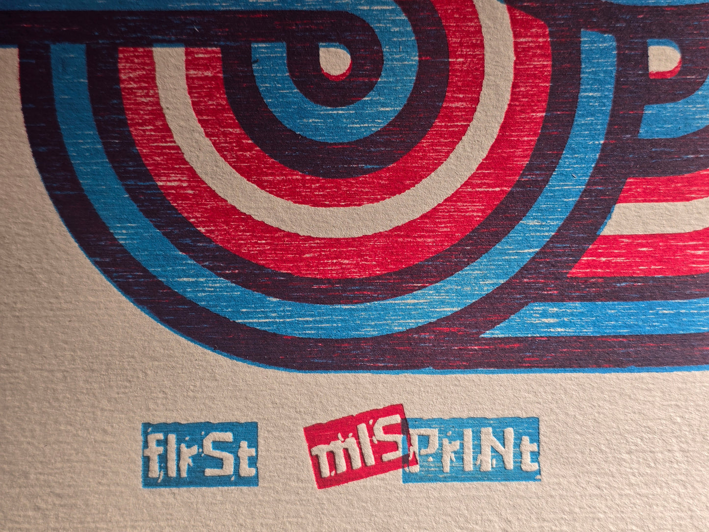 First Misprint, Wood Relief Print, 35x50cm, Edition of 4