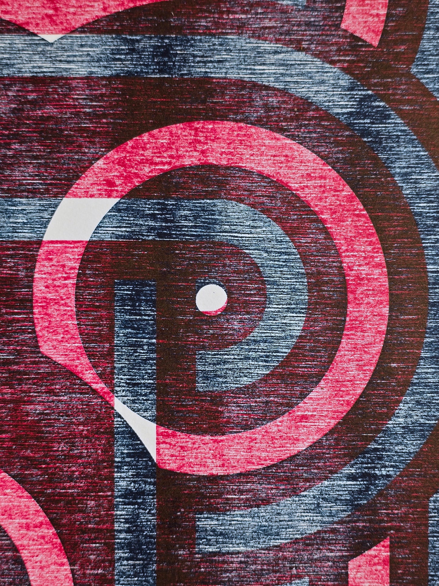 Second Misprint, Wood Relief Print, 50x70cm, Edition of 5