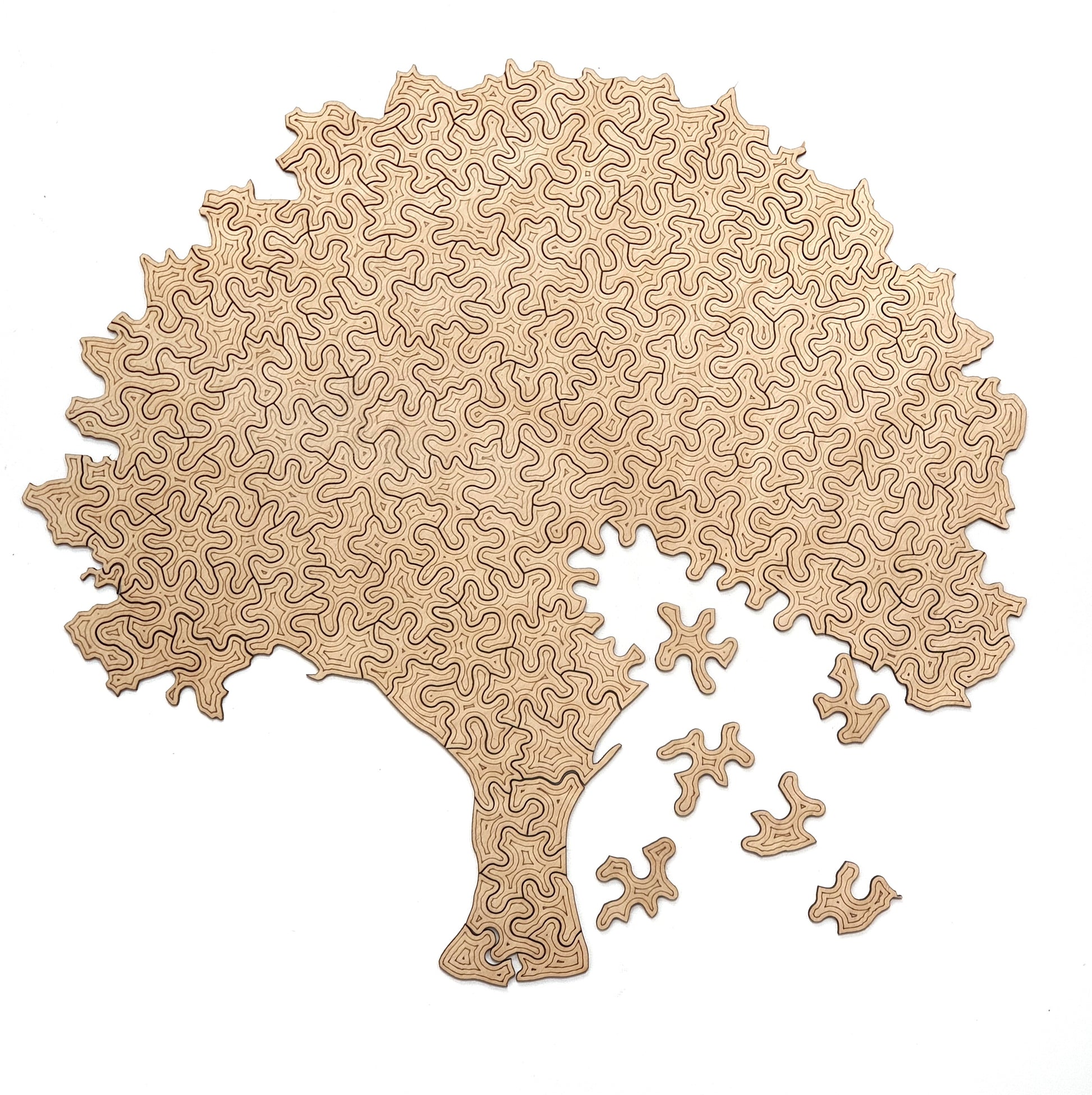 WOODEN.CITY Bücherregal 1000 Teile Puzzle, Holzpuzzles WOODEN.CITY Bücherregal 1000 Teile Puzzle, Holzpuzzles