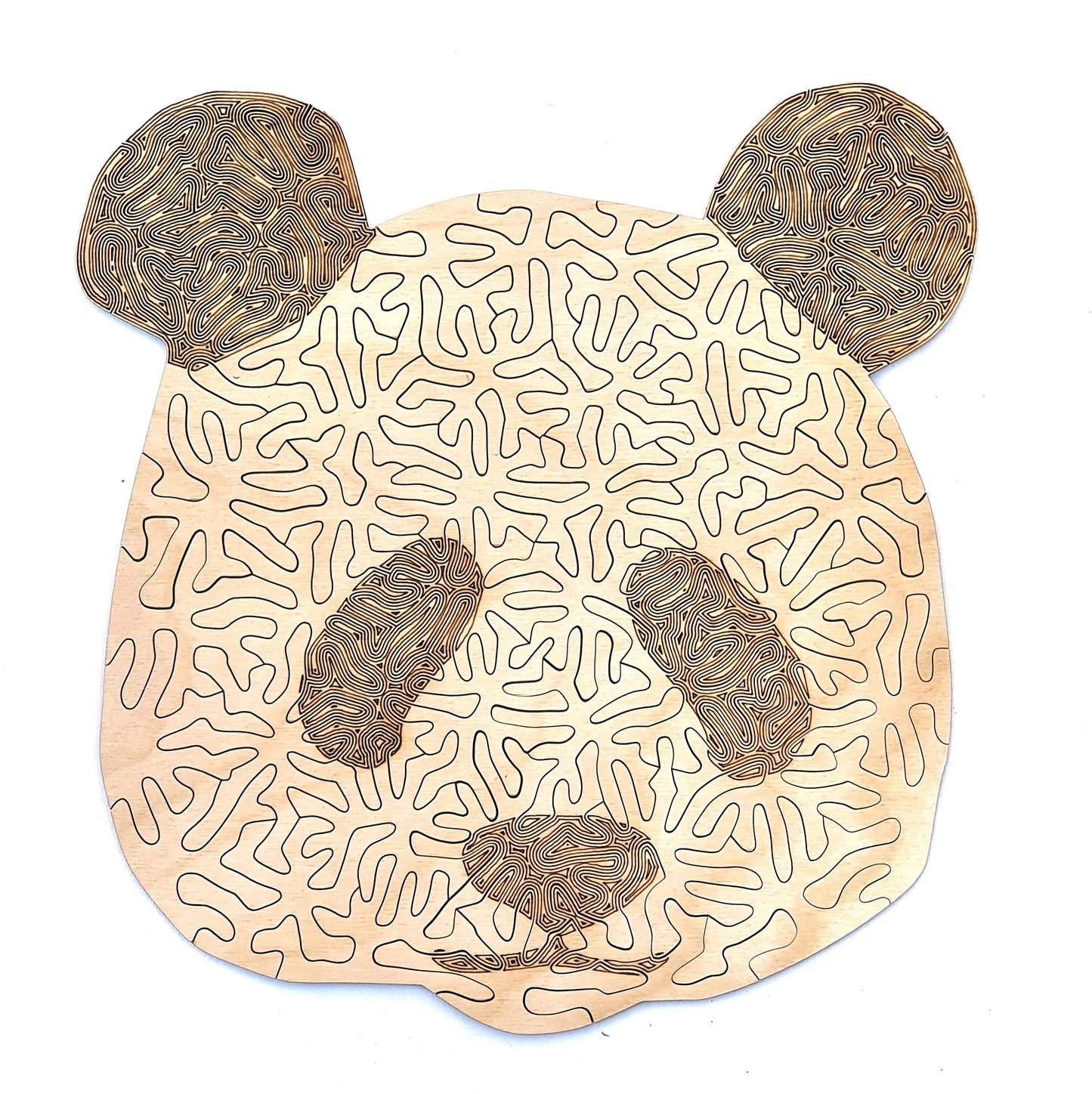 Panda | Houten Puzzel  | Chaos serie | 50 stukjes