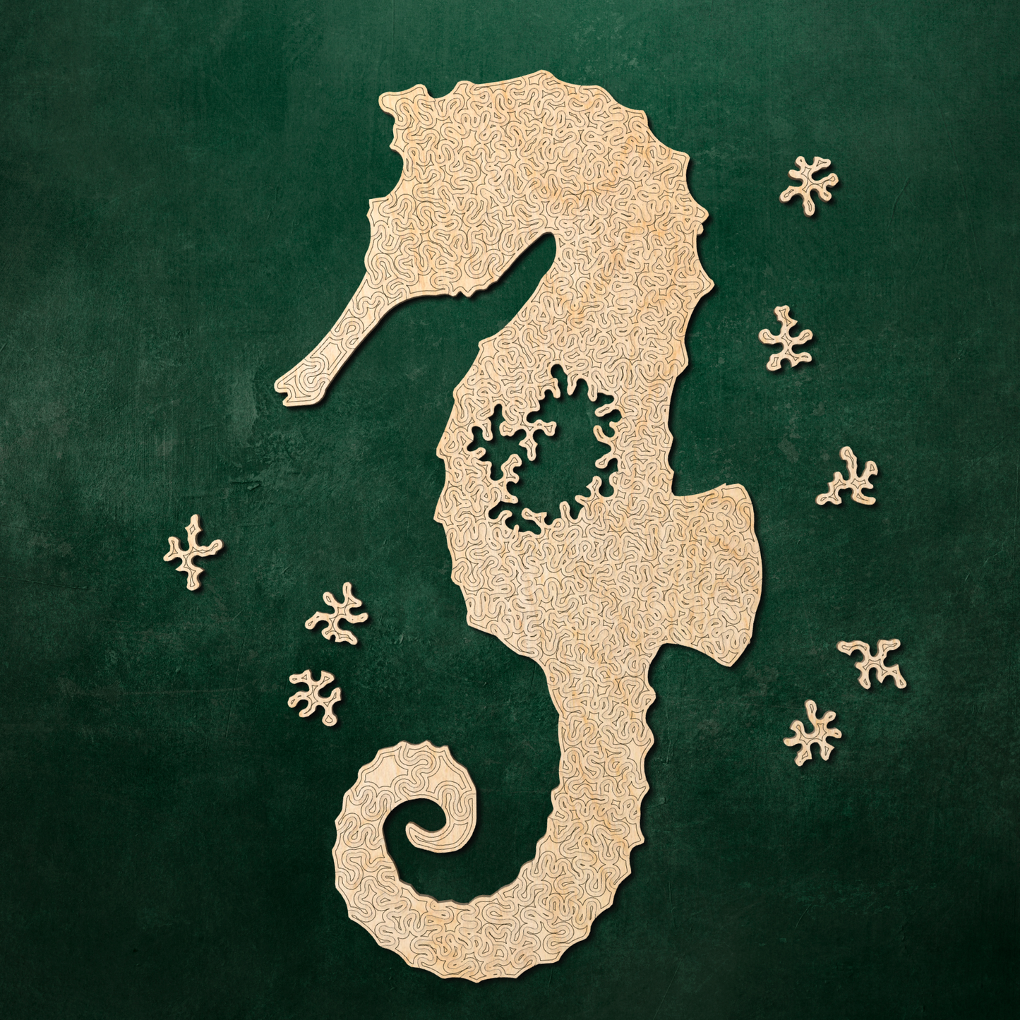Seahorse | Wooden Puzzle | Chaos series - 150 pieces