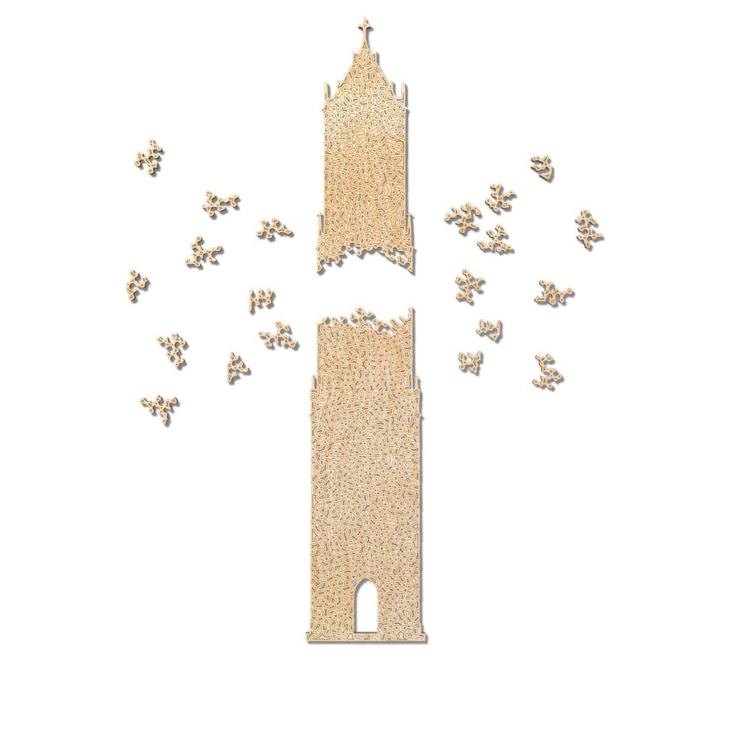 Domtoren  Houten Puzzel  | Chaos serie - 188 stukjes