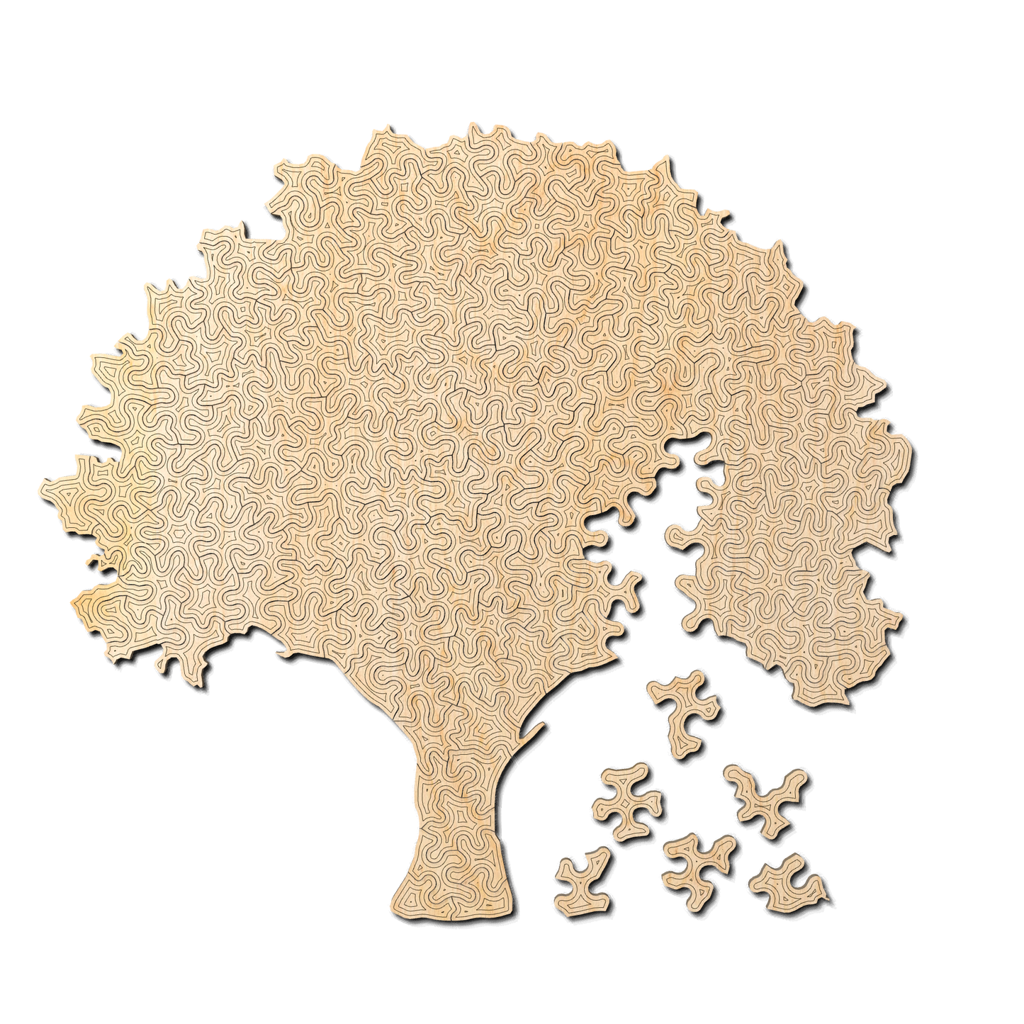 Eik | Houten Puzzel  | Chaos serie | 150 stukjes