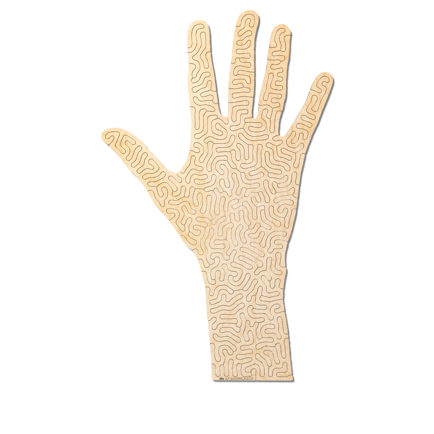 Hand | Wooden Puzzle | Entropy series | 67 pieces